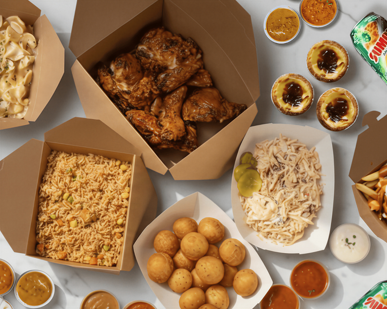 Popular piri piri chicken dishes served at Poyos Chicken in downtown London, Ontario